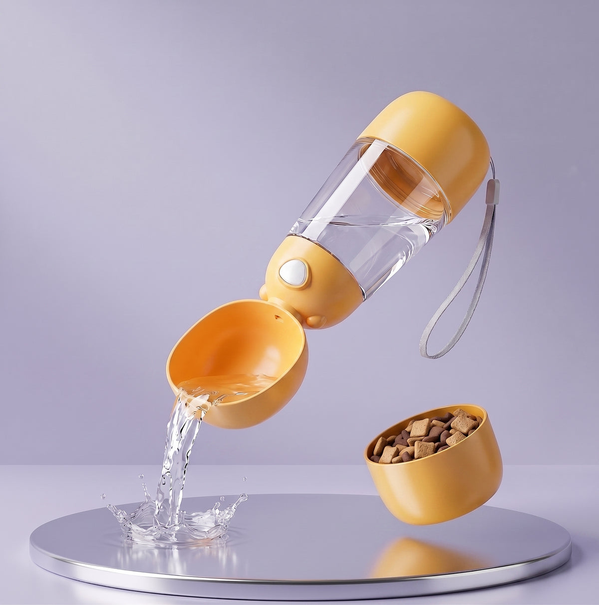 Portable Dog Water & Treat Bottle