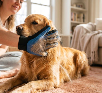 PawMellow Deshedding Grooming Glove 🐾