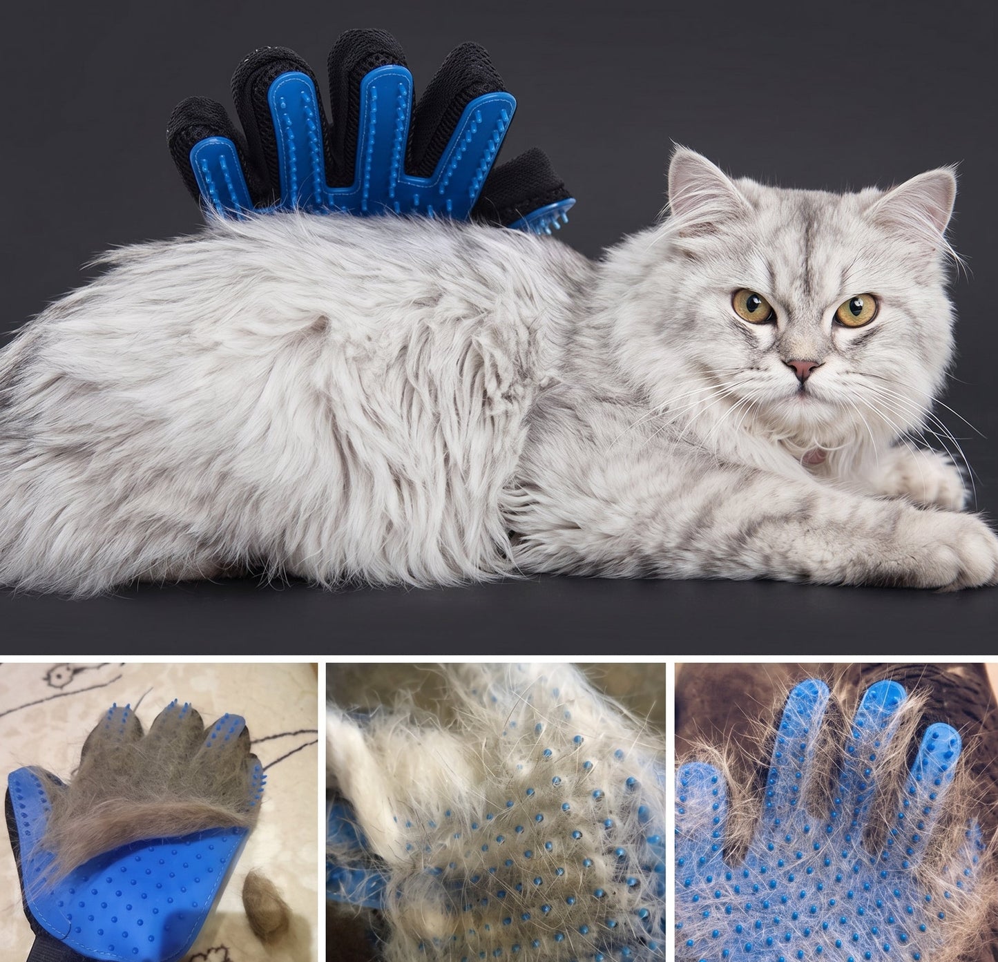 PawMellow Deshedding Grooming Glove 🐾