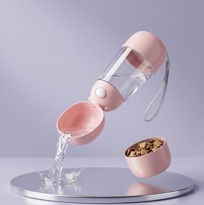 Portable Dog Water & Treat Bottle
